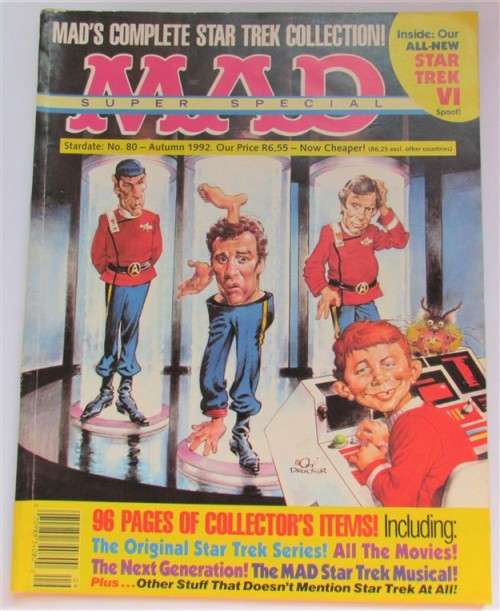 MAD SUPER SPECIAL MAGAZINE STAR TREK ISSUE 1992 #80