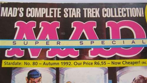 MAD SUPER SPECIAL MAGAZINE STAR TREK ISSUE 1992 #80