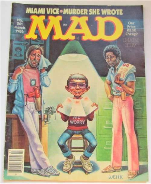 MAD MAGAZINE MIAMI VICE ISSUE 1986 #261