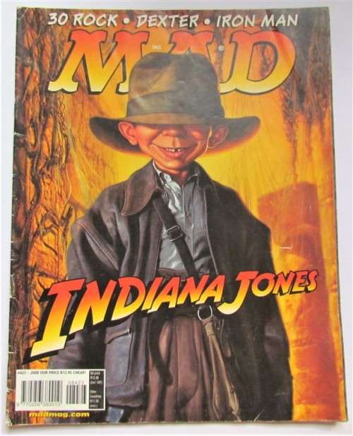 MAD MAGAZINE INDIANA JONES 2008 ISSUE #423