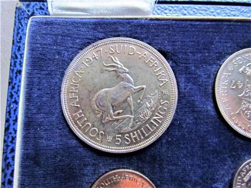 1947 SA UNION PROOF SET - COMPLETE LOW MINTAGE SET and PROOF @@LOW START@@