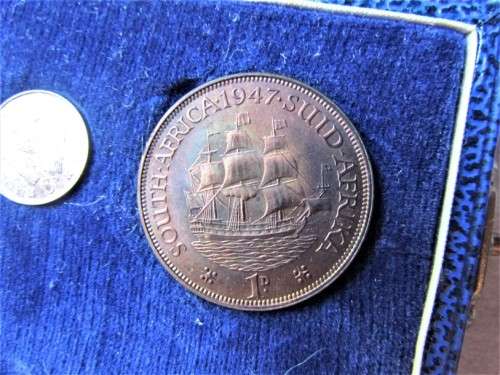 1947 SA UNION PROOF SET - COMPLETE LOW MINTAGE SET and PROOF @@LOW START@@