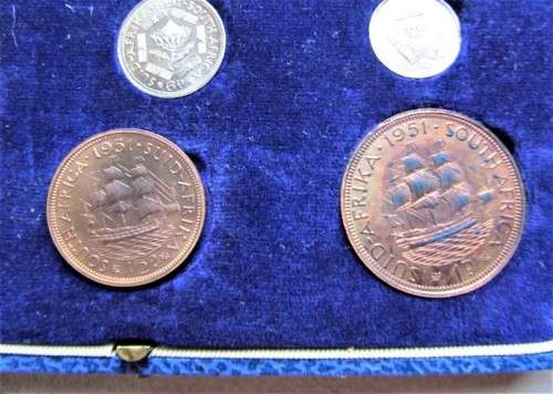 1951 SA UNION PROOF SET - PROOF and COMPLETE @@LOW START@@