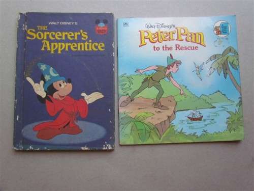 Walt Disney - Bundle of 2 Hard Cover Books - 1 Bid for both