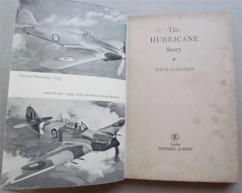 The Hurricane Story - Paul Gallico - First Edition 1959 - Author of many well known classics