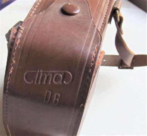 CIMA D8 8mm Camera 1950`s + Leather Cover - Made in Germany - Can not say if working