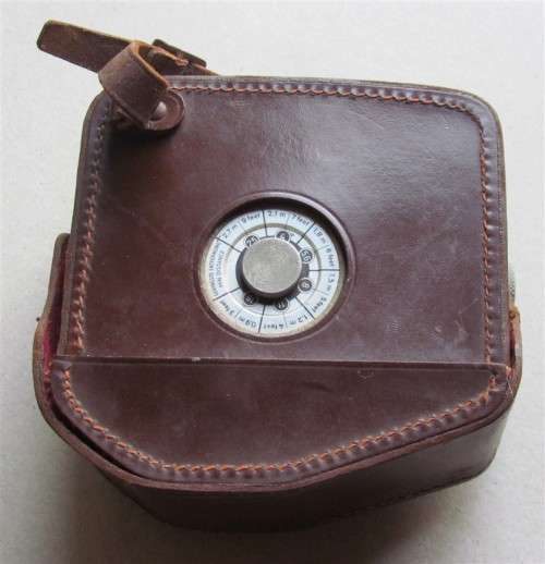 CIMA D8 8mm Camera 1950`s + Leather Cover - Made in Germany - Can not say if working