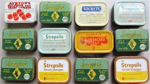 Vintage Tin Collection - All 12 tins for 1 bid