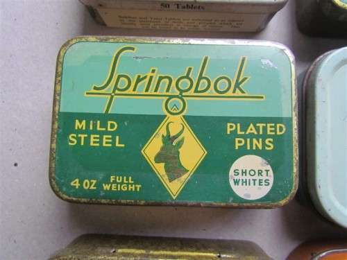 Vintage Tin Collection - All 12 tins for 1 bid