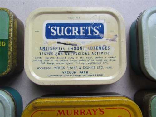 Vintage Tin Collection - All 12 tins for 1 bid