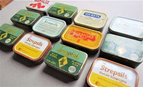 Vintage Tin Collection - All 12 tins for 1 bid