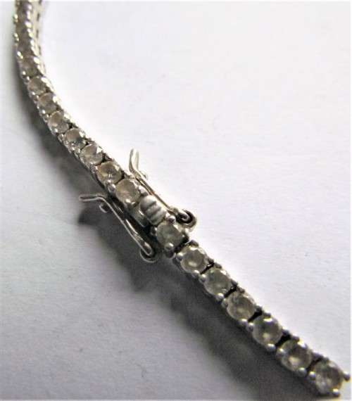 @@R1 START@@ VINTAGE BRACLET - STAMPED 925 ON CLASP - DO NOT KNOW WHAT STONES