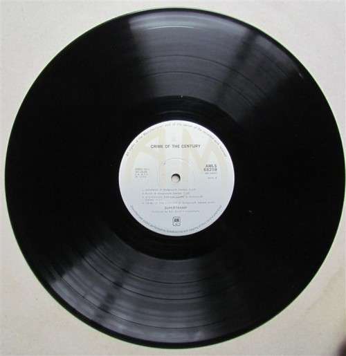SUPERTRAMP - CRIME OF THE CENTURY - VINTAGE LP
