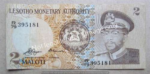 LESOTHO 2 MALOTI