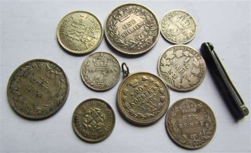 29.8gr ASSORTED SILVER COINS +++