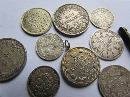 29.8gr ASSORTED SILVER COINS +++