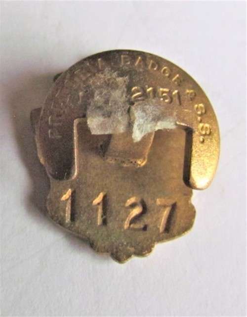 1958 P.S.A.R.R.C BEREA PARK PRETORIA RAILWAYS CLUB BADGE