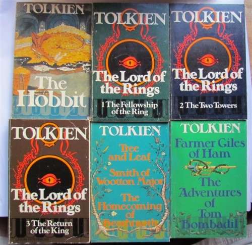 THE TOLKIEN COLLECTION BOX SET of 6 - 1 BID FOR ALL