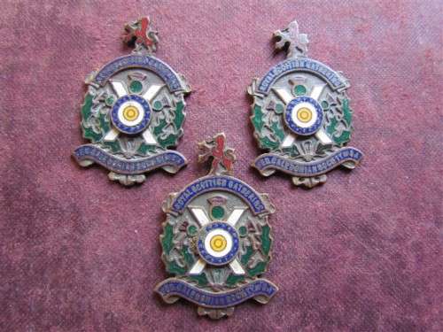 3 x Scottish Highlands Dancing Medal / Badges - all for 1 bid