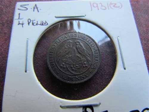1931(Z) Union SA Farthing 1/4d