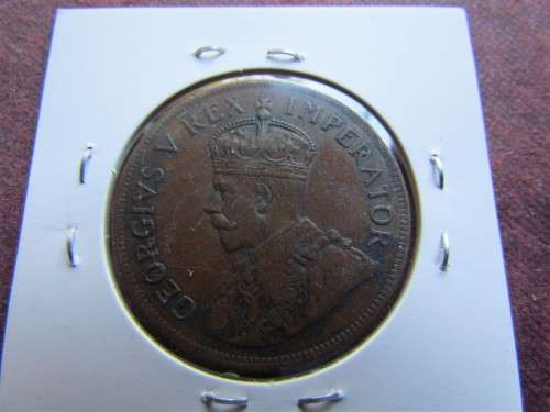 1923 SA Union Penny 1d - Great Details