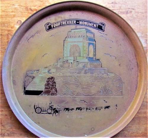 **R1 START** 1949 Large 465mm Voortrekker monument Comemorative tray