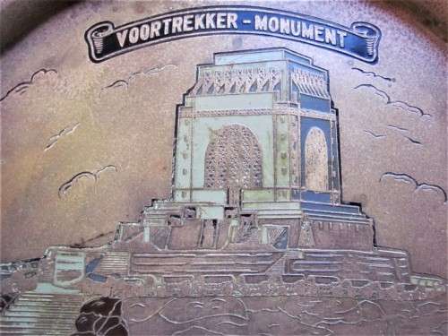 **R1 START** 1949 Large 465mm Voortrekker monument Comemorative tray