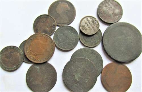 OLD GB COIN LOT - ALL FOR 1 BID