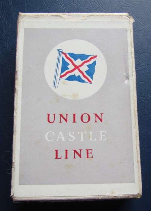 UNION CASTLE LINE - PACK OF CARDS IN BOX - EXCELLENT