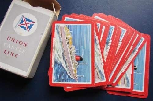 UNION CASTLE LINE - PACK OF CARDS IN BOX - EXCELLENT