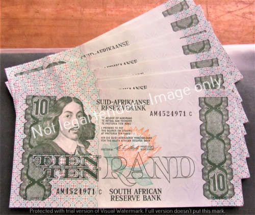 Stals 1990 1st Issue 10 x Consecutive Numbers R10 Notes***SCARCE***Cat.ValueR2000.00