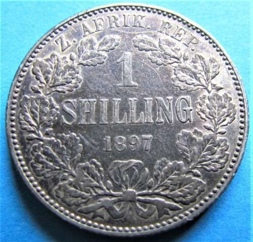 1897 ZAR 1/ Shilling **SILVER**
