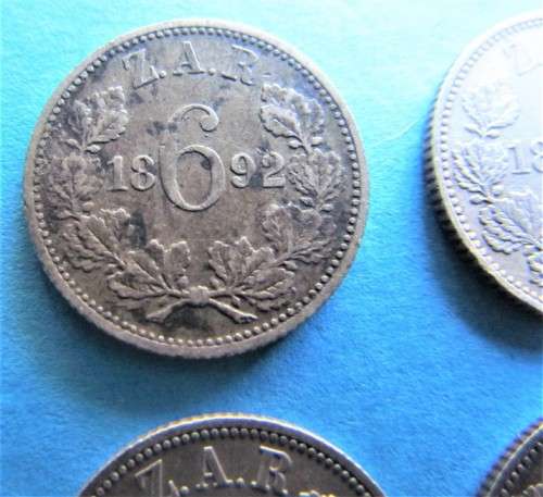 6 x 1892 to 1897 6d Sixpence Set **SILVER** 1 bid for all