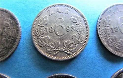 6 x 1892 to 1897 6d Sixpence Set **SILVER** 1 bid for all