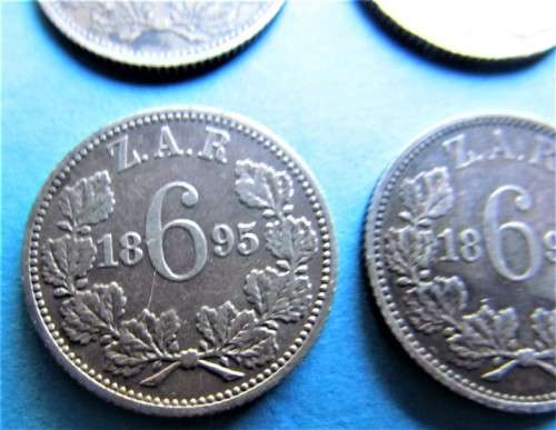6 x 1892 to 1897 6d Sixpence Set **SILVER** 1 bid for all