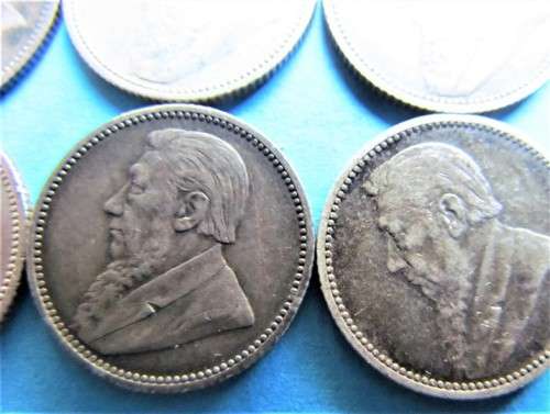 6 x 1892 to 1897 6d Sixpence Set **SILVER** 1 bid for all