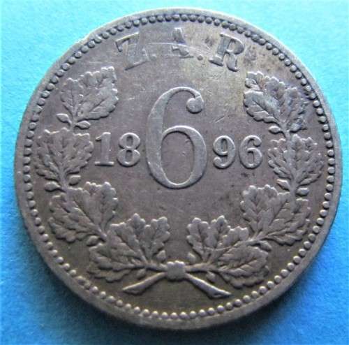 1896 6d Sixpence **SILVER**