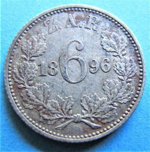 1896 6d Sixpence **SILVER**