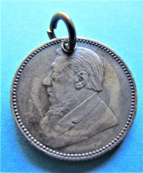 **R1 START**1897 6d Sixpence **SILVER** pendant