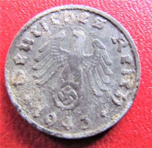 1943(B) GERMANY REICHS PFENNIG