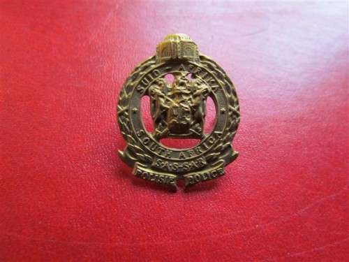 SA RAILWAYS SAR-SAS POLICE PIN BADGE