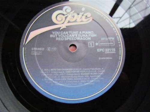 REO SPEEDWAGON -YOU CAN TUNE A PIANO BUT YOU CANT TUNE A FISH - VINTAGE VINYL LP
