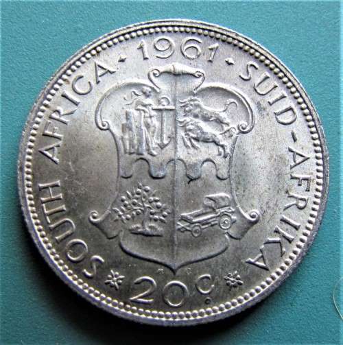 Silver 1961 20c Coin