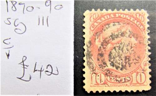 1870-90 Canada SG.111  Value = R840.00