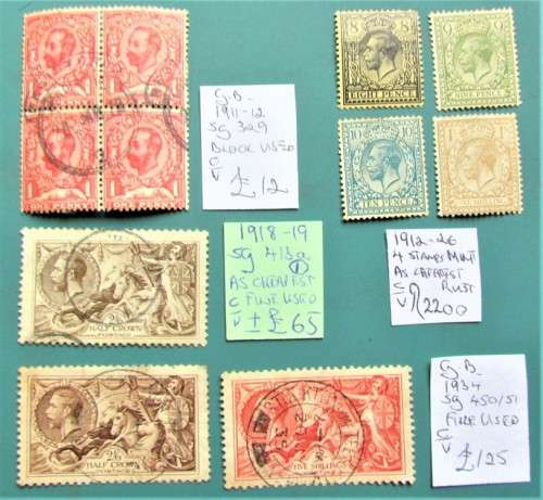 High Value GB Collection on Card - Cat. Value  R5800.00