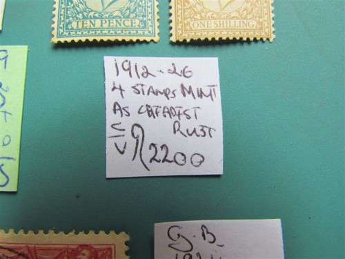 High Value GB Collection on Card - Cat. Value  R5800.00