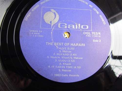 the Best of Harari - Vintage Vinyl LP Record