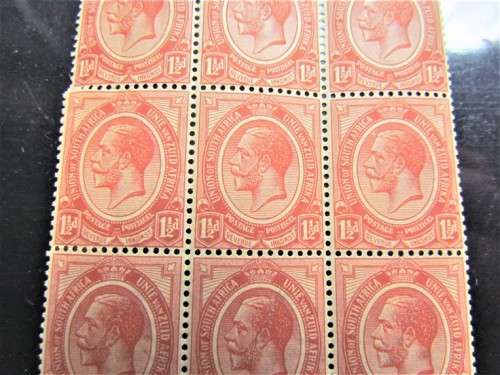 SA Union King`s head - Blocks - Normal & Inverted Watermark Blocks - High Value
