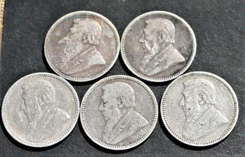2 x 1892 + 3 x 1893 ZAR 6d **R1 START - Bid per Coin**