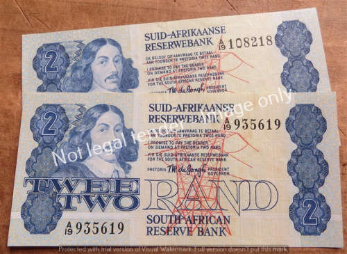 2 x De Jongh A19 Notes